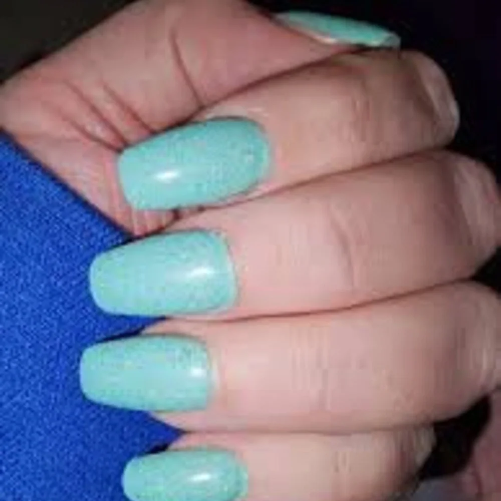 Color Street “In the Mist” Sparkling Mint Green Nail strip set - Picture 3 of 5